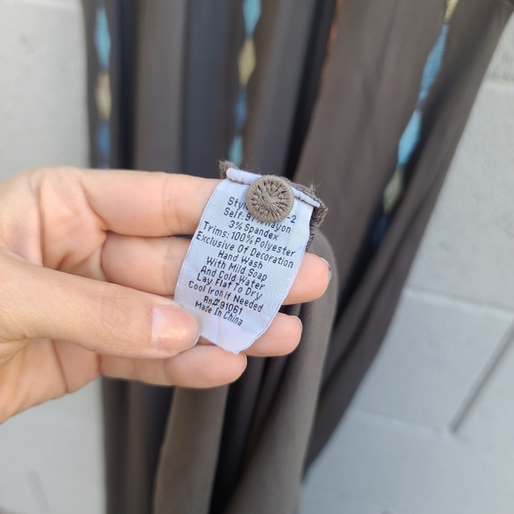 Johnny Was Biya | Crozier Embroidered Boho Rayon Maxi Dress Size Small - Picture 13 of 16